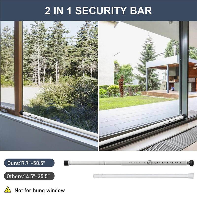 Home Security Tips - For Window Safety Bar With Rubber