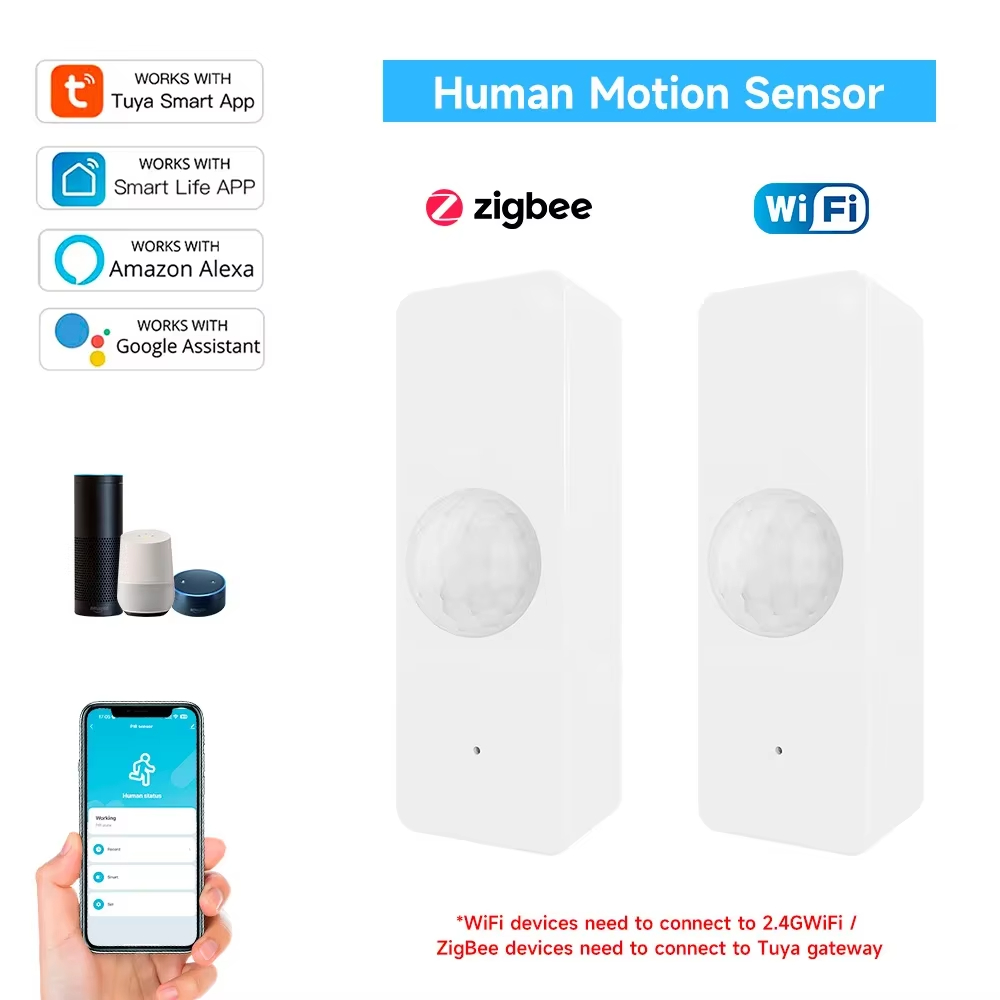 Home Security App - Tuya WiFi Zigbee PIR Motion Sensor