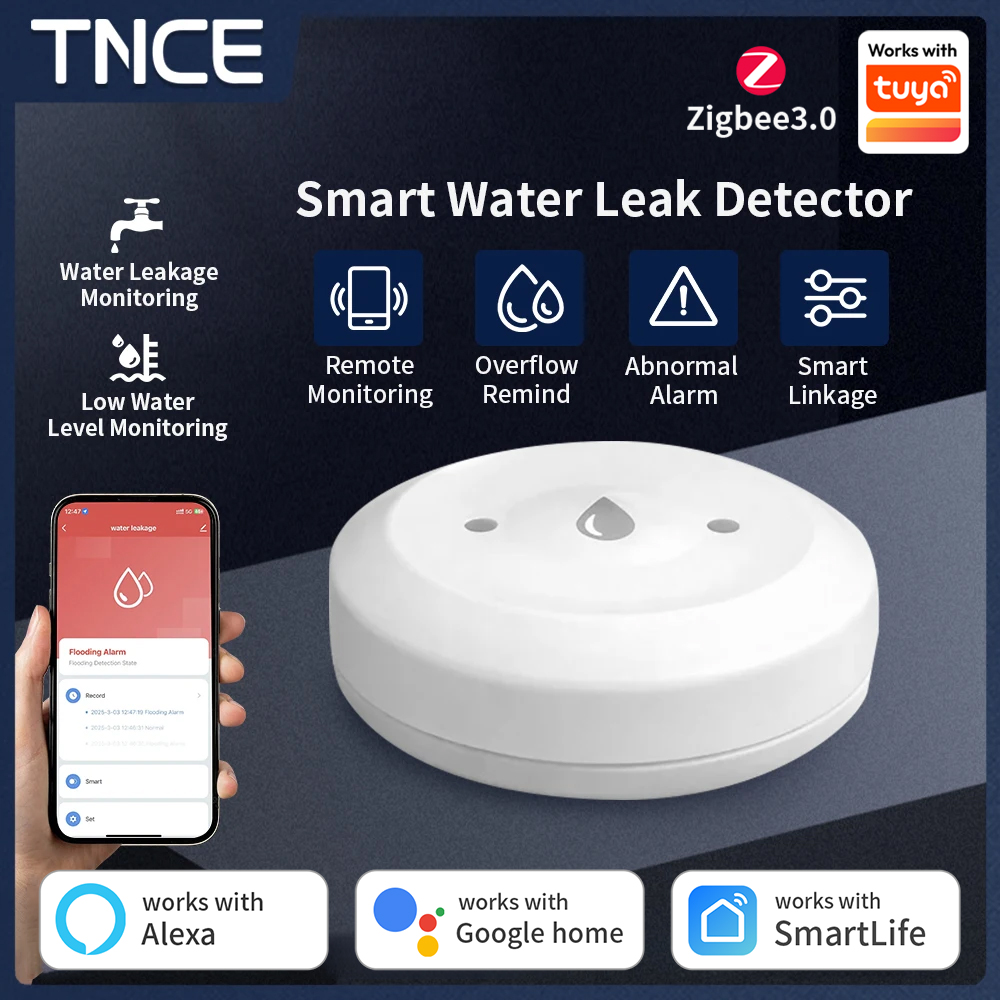 Home Security App - TNCE ZigBee3.0 Tuya Smart Water Detect