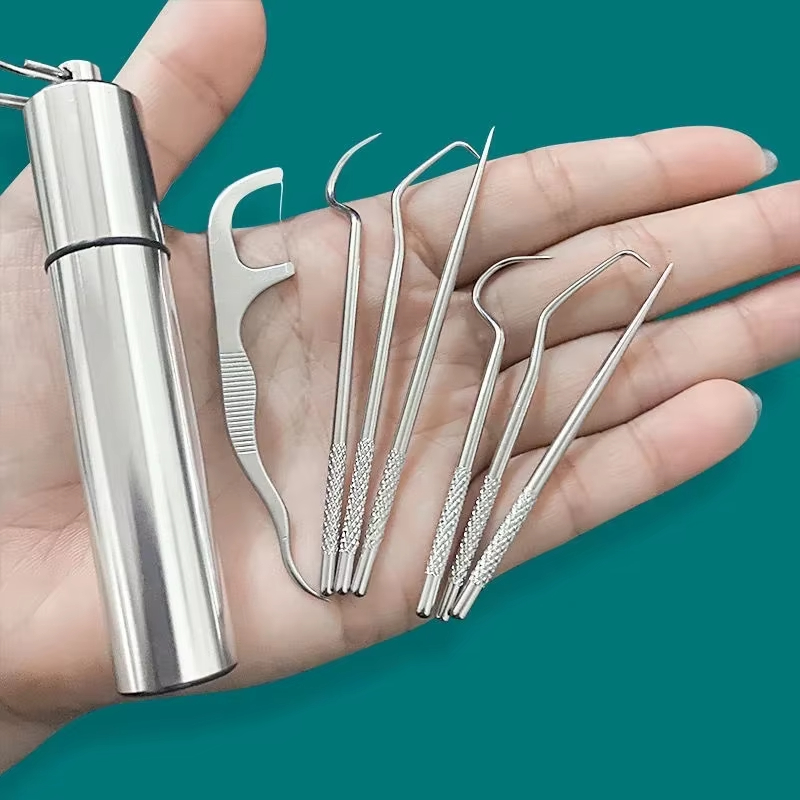 Lock Picking Set - Stainless Steel Toothpick Set Reusable Toothpicks
