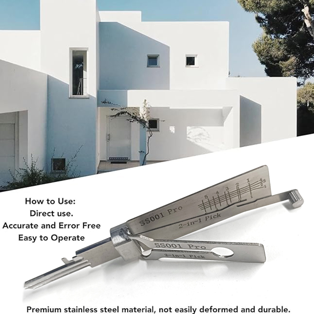 Lock Picking Set - SS001 Stainless Steel Key Decoder 2