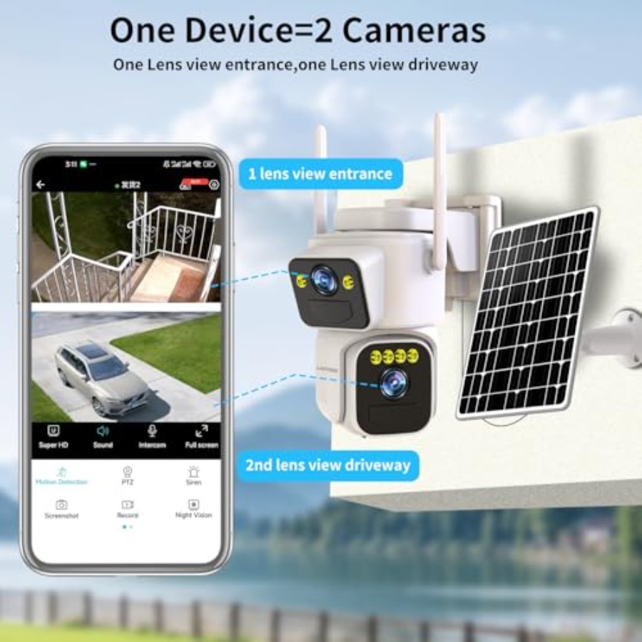 Home security cameras with dua - Home Security Features avis et prix