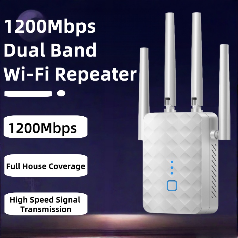 1200Mbps Dual Band WiFi Repeat - Home Security Network avis et prix