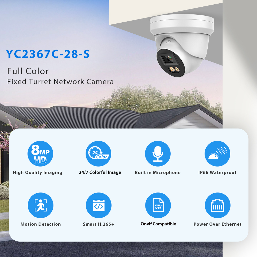 Vikylin 4K 8MP Full-Color Nigh - Home Security Online avis et prix
