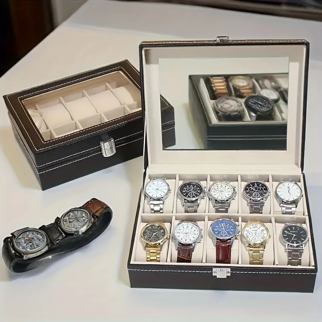 1pc Elegant Watch Storage,3/12 - Home Security Features avis et prix