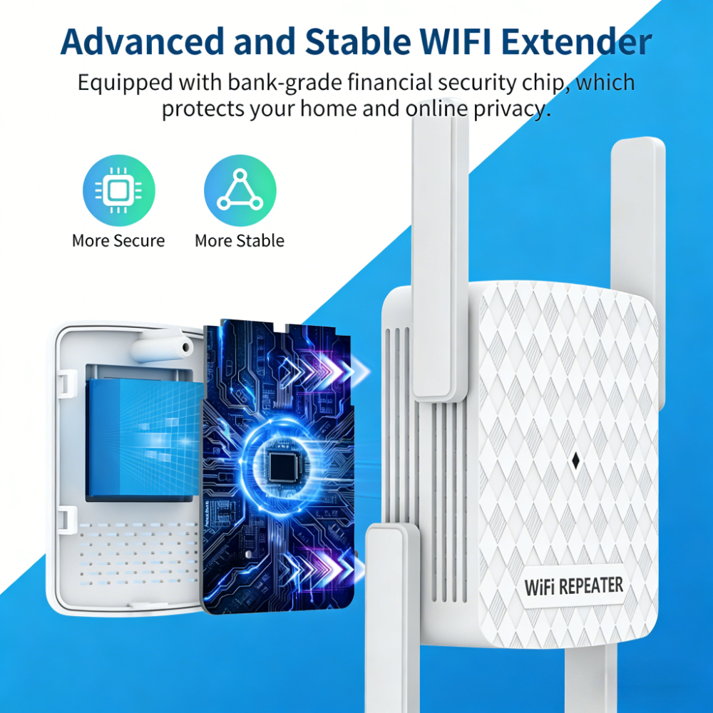 New 1200Mbps 5Ghz WiFi Repeate - Home Security Network avis et prix