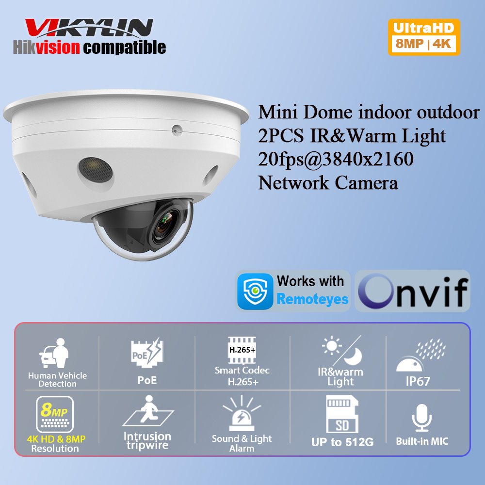 Vikylin 8MP IR Night Vision Mi - Home Security Online avis et prix