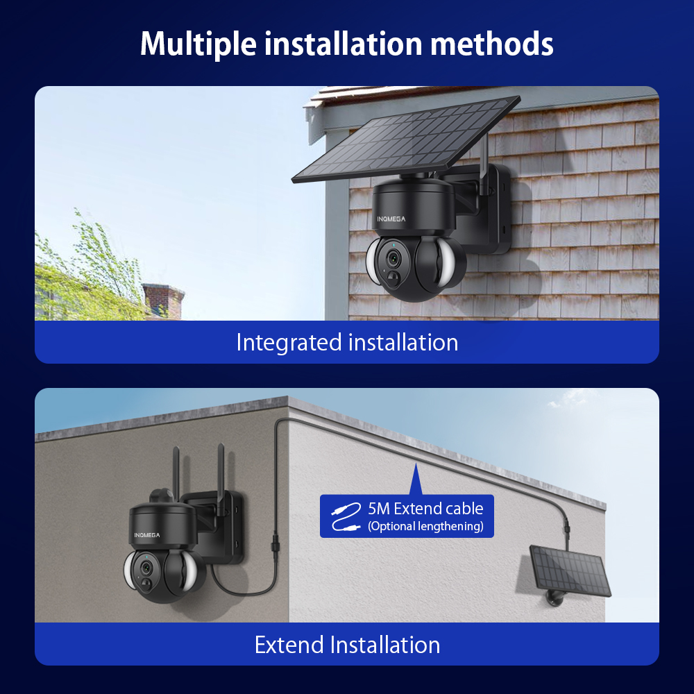 INQMEGA 3MP TUYA Solar Surveil - Home Security Network avis et prix