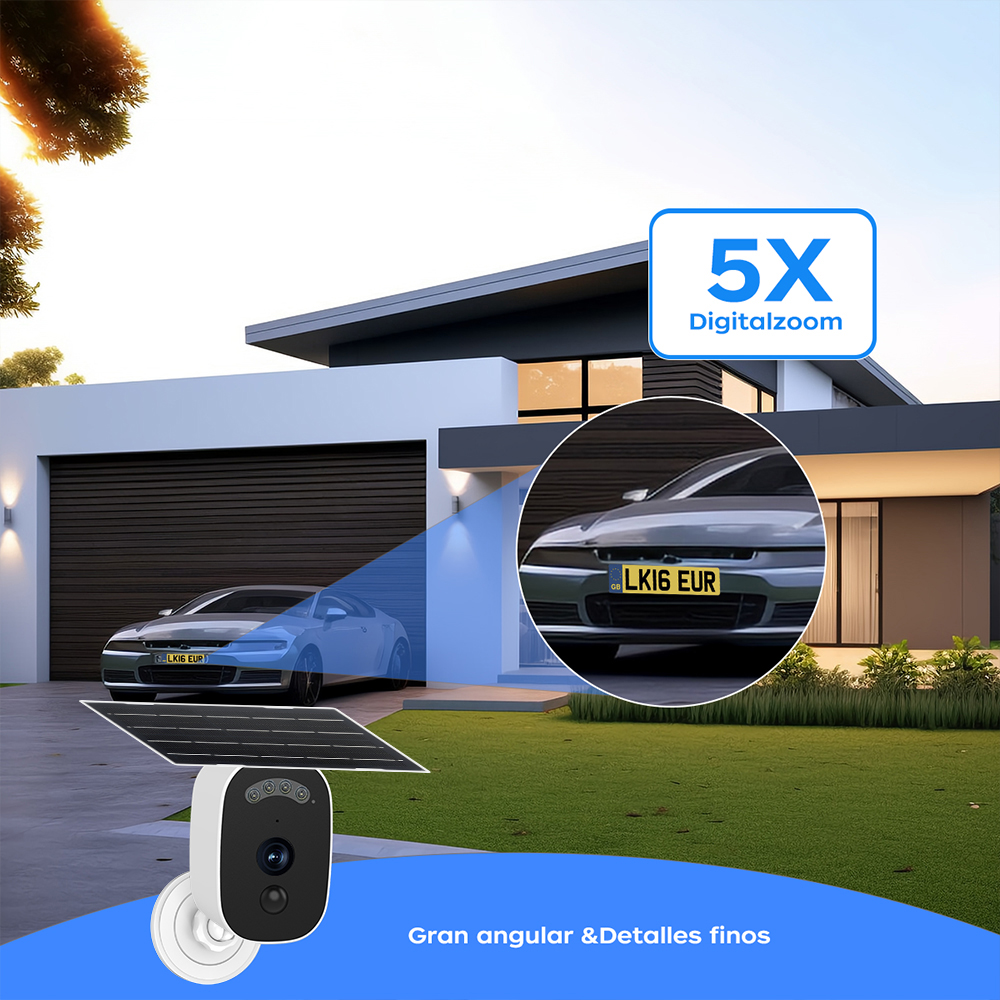 Jooan 3K HD Solar Security Cam - Home Security Systems Wireless avis et prix