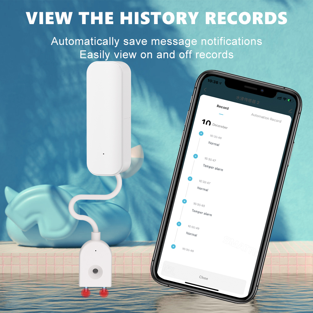 WiFi/Zigbee Water Sensor Tuya  - Home Security Network avis et prix
