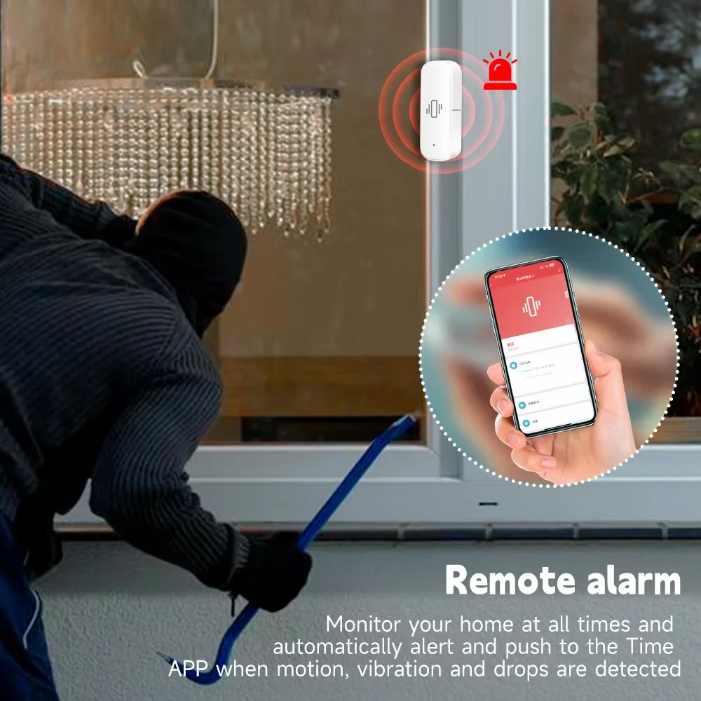 Smart ZigBee Vibration Sensor  - Home Security App avis et prix