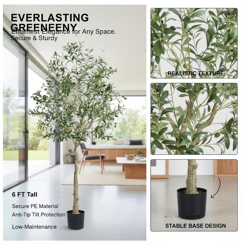 Synthetic Olive Shrub 72 Inch  - Home Security Tips avis et prix