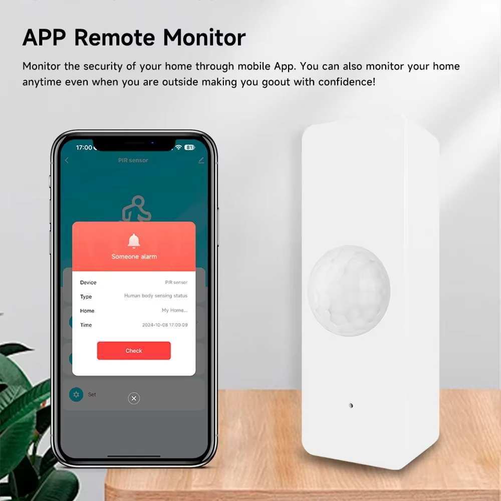 Tuya WiFi Zigbee PIR Motion Se - Home Security App avis et prix