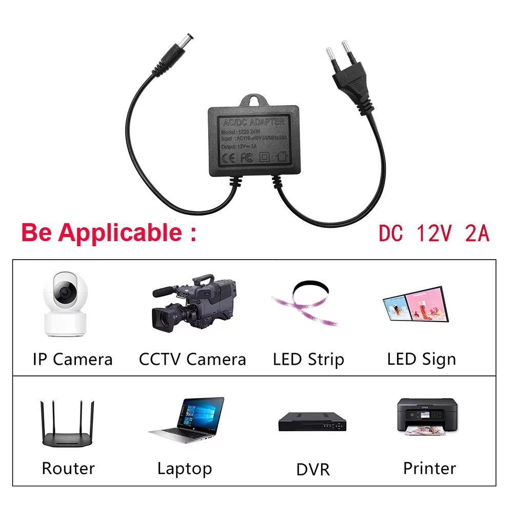 Outdoor waterproof Power Adapt - Home Security Nvr avis et prix