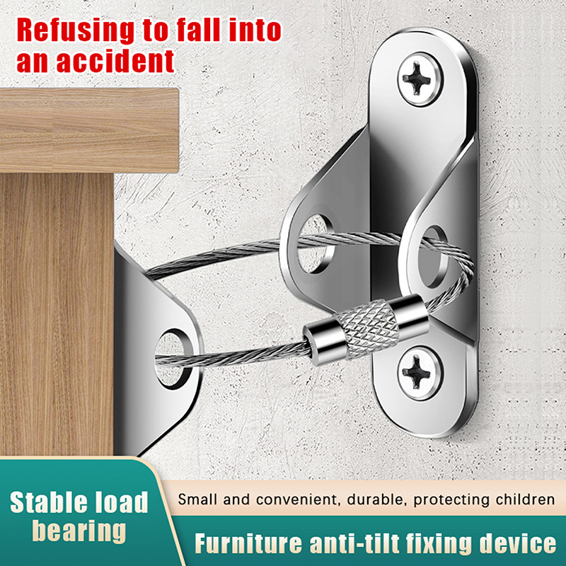 1Set Anti-Tip Furniture Anchor - Home Security Tips avis et prix
