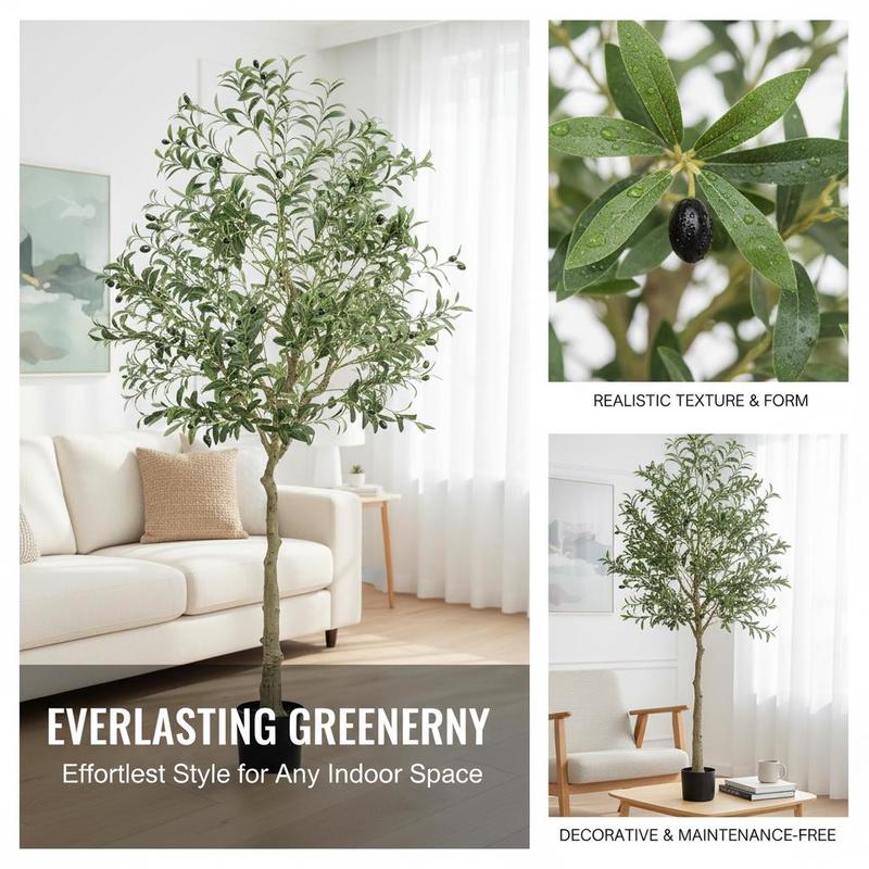 Synthetic Olive Shrub 72 Inch  - Home Security Tips avis et prix