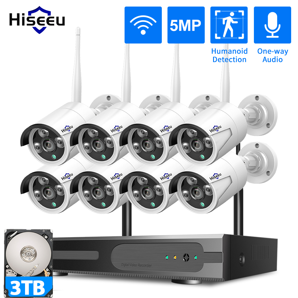 Hiseeu 3/5/8MP WiFi CCTV Camer - Home Security Nvr avis et prix