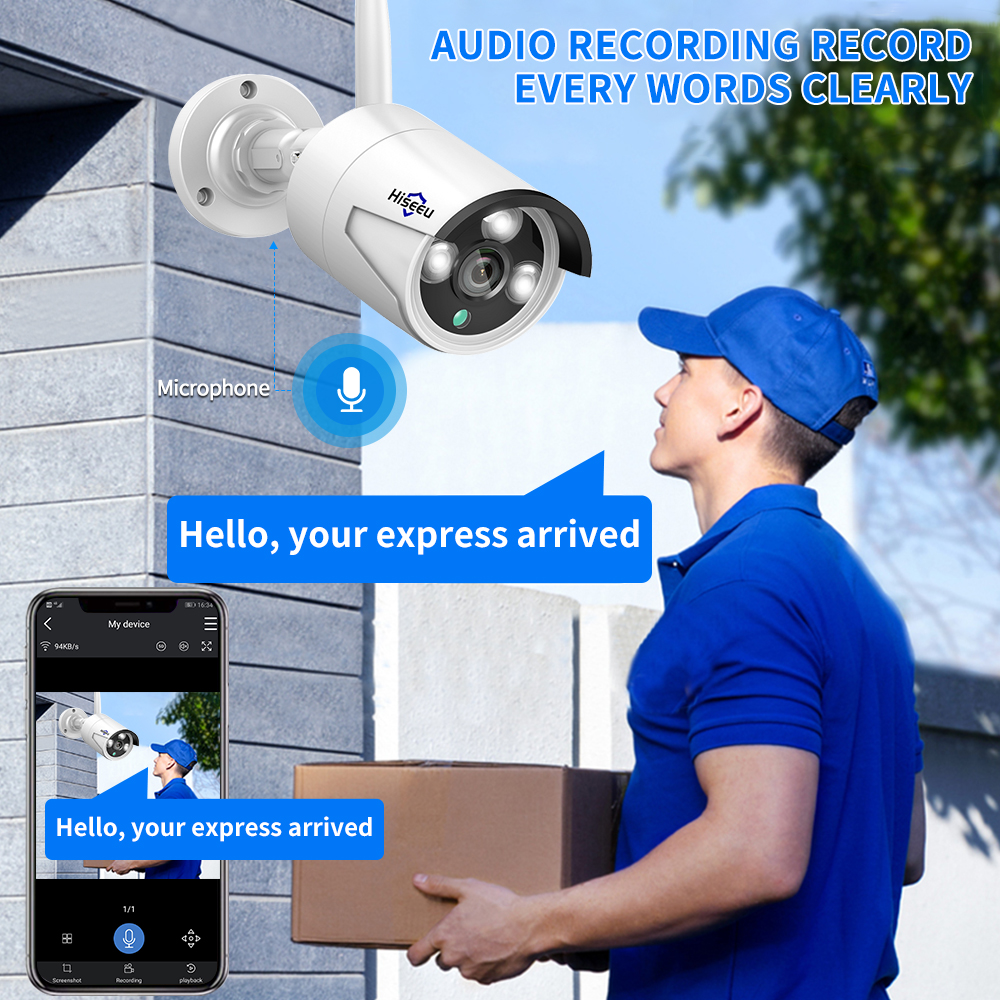 Hiseeu 3/5/8MP WiFi CCTV Camer - Home Security Nvr avis et prix