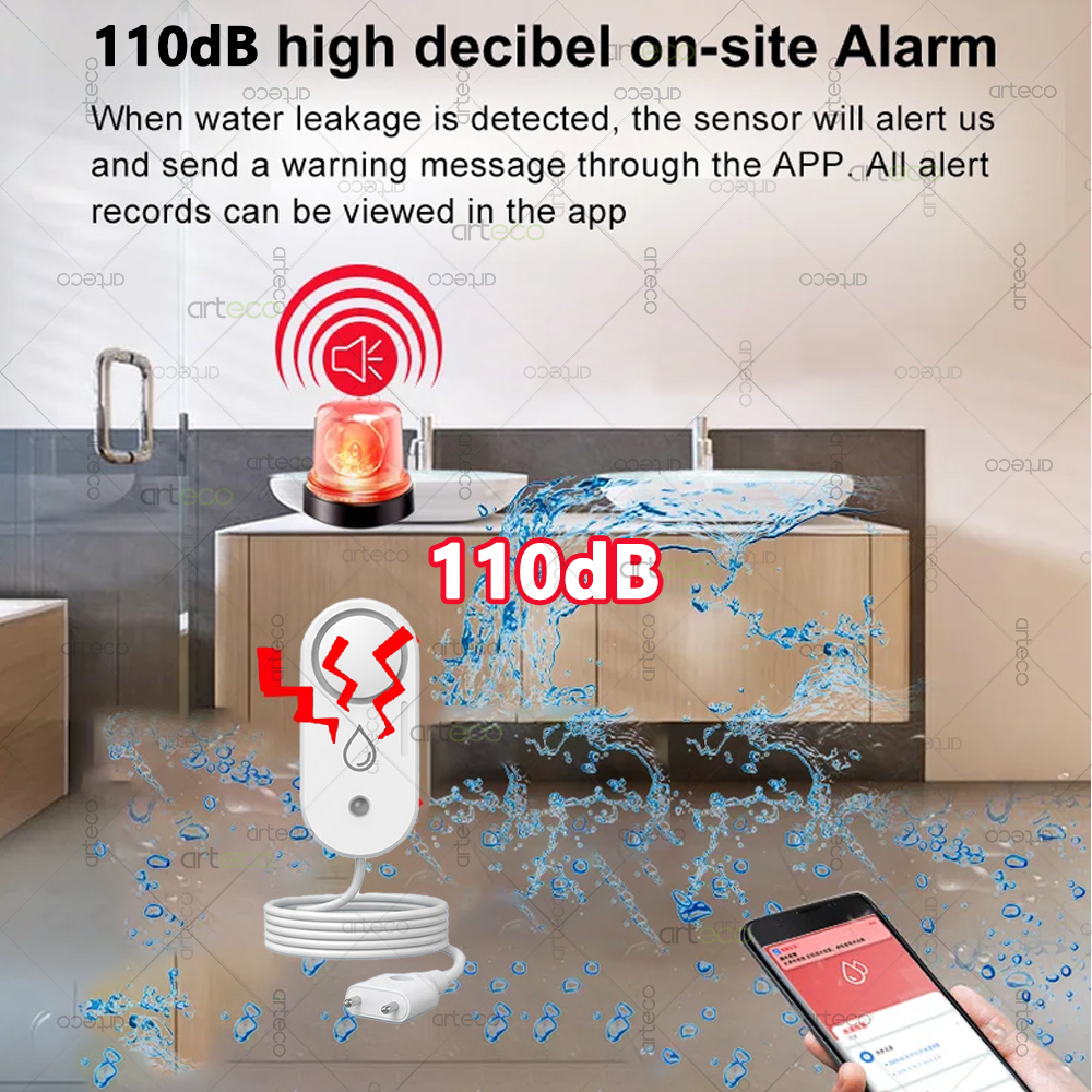 Zigbee Water Leakage Sensor Fl - Home Security App avis et prix