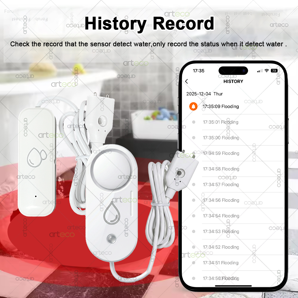 Zigbee Water Leakage Sensor Fl - Home Security App avis et prix