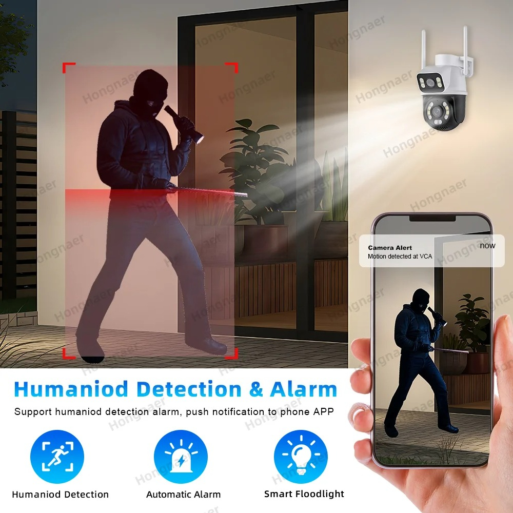 Hongnaer 6MP 4CH Dual Lens Hom - Home Security Nvr avis et prix