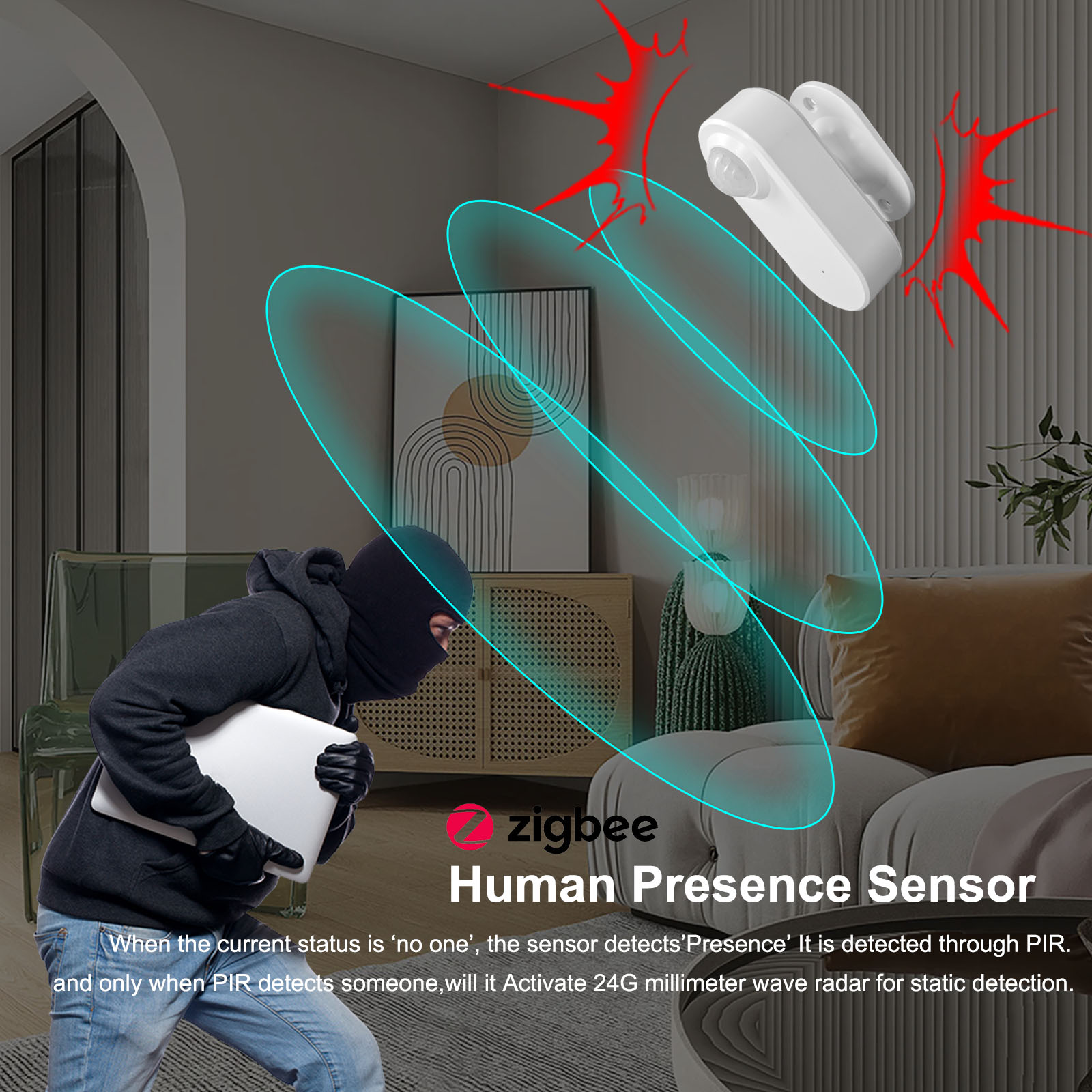 Tuya Human Presence Sensor Sma - Home Security App avis et prix