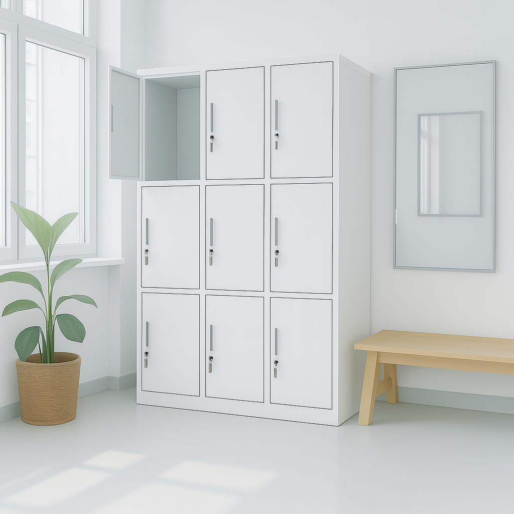 Modern 3-Tier Lockable Eco-Fri - Home Security Features avis et prix