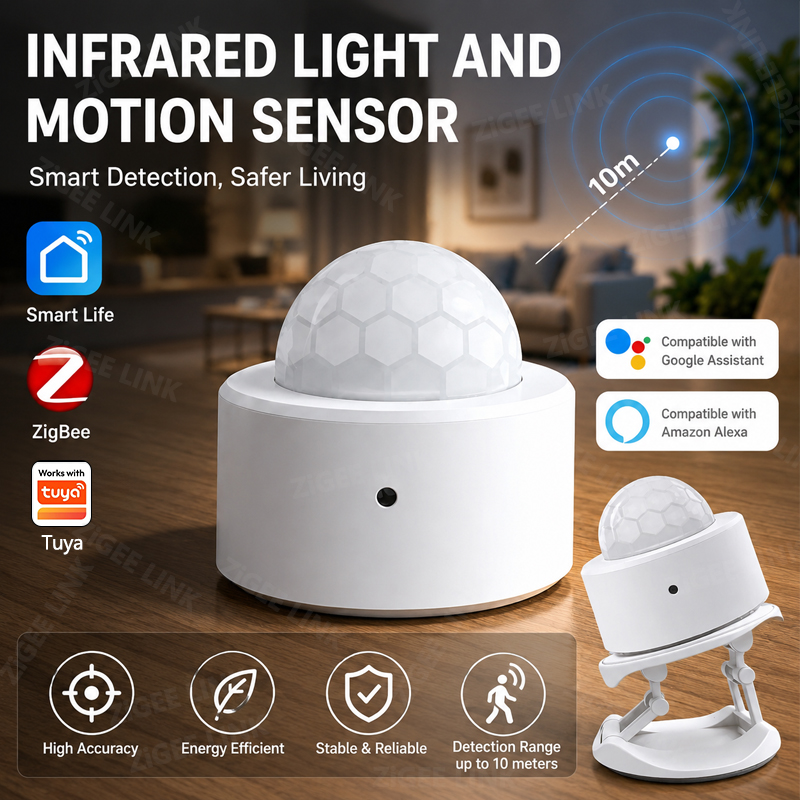 ZigBee 3.0 PIR Motion Sensor W - Home Security Systems Wireless avis et prix