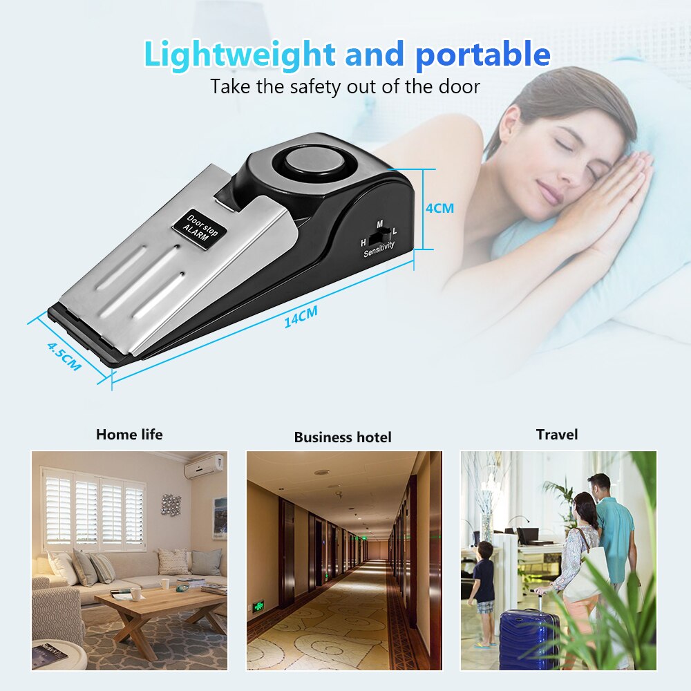 Wireless Door Stop Alarm Syste - Home Security Systems Wireless avis et prix