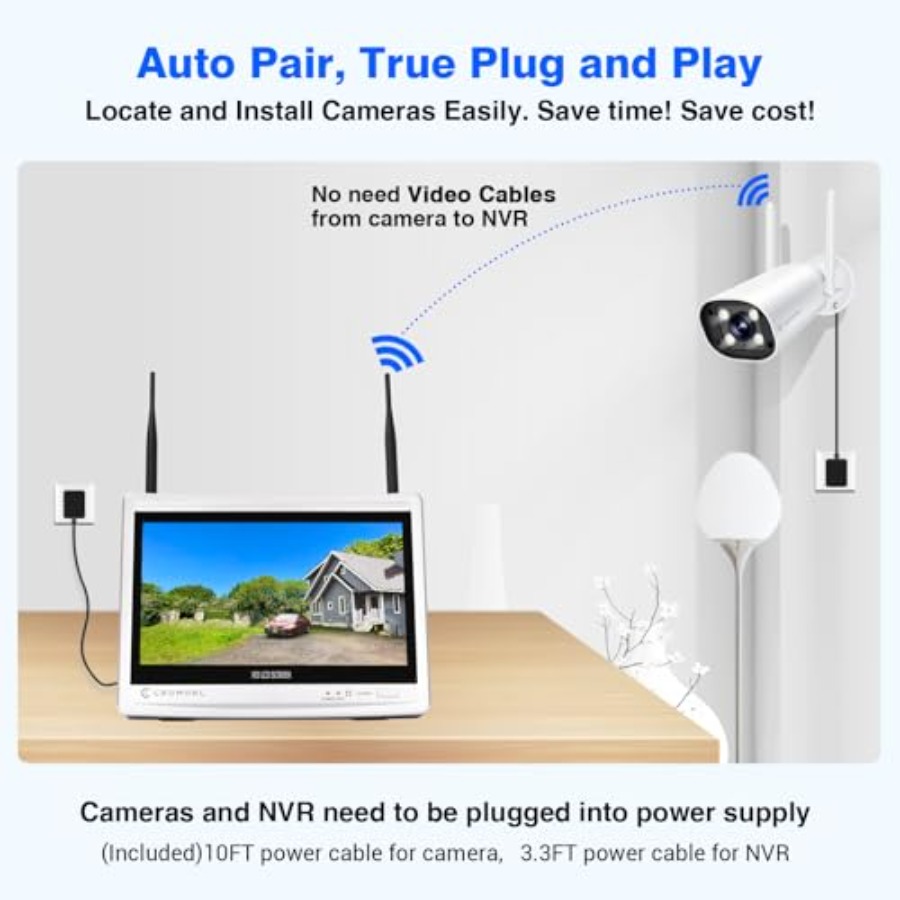 Wireless security camera syste - Home Security Nvr avis et prix