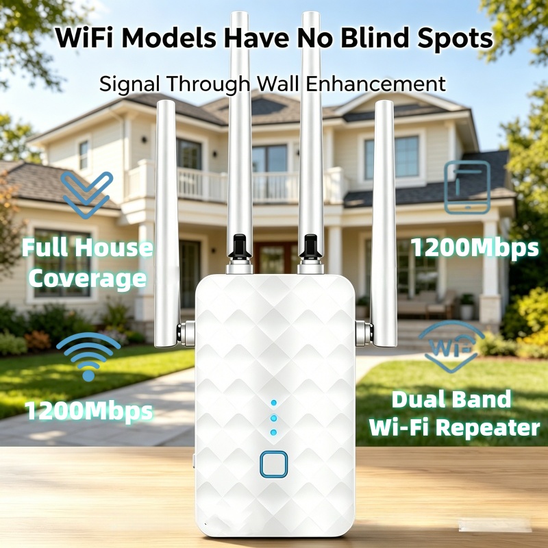 1200Mbps WiFi Repeater Wireles - Home Security Network avis et prix