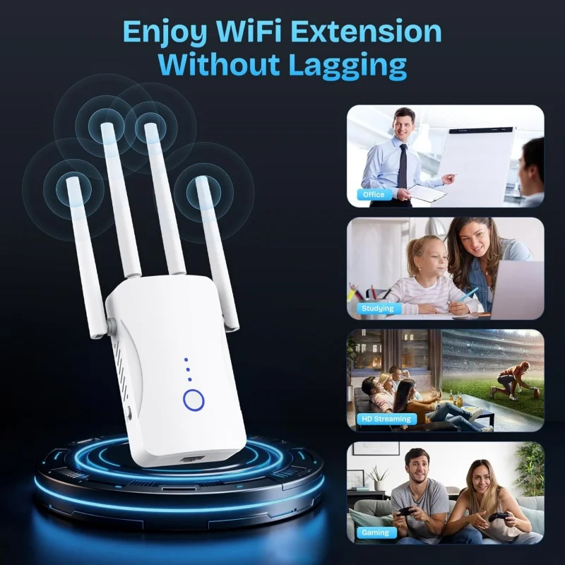 2.4G/5GHz Dual Band WiFi Repea - Home Security Network avis et prix