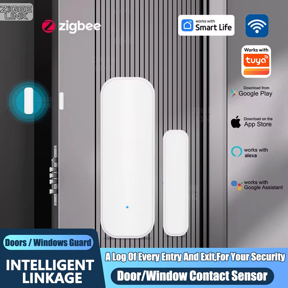 ZigBee Door Window Sensor Wire - Home Security Systems Wireless avis et prix