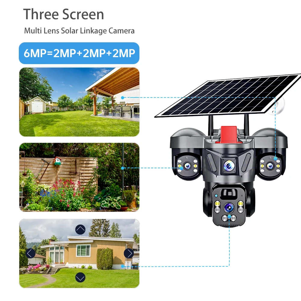 KERUI Outdoor PTZ 6MP 4G SIM W - Home Security Network avis et prix