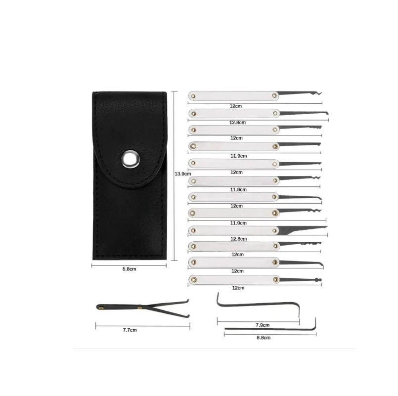 15pcs Kit Multi functional Too - Lock Picking Set avis et prix
