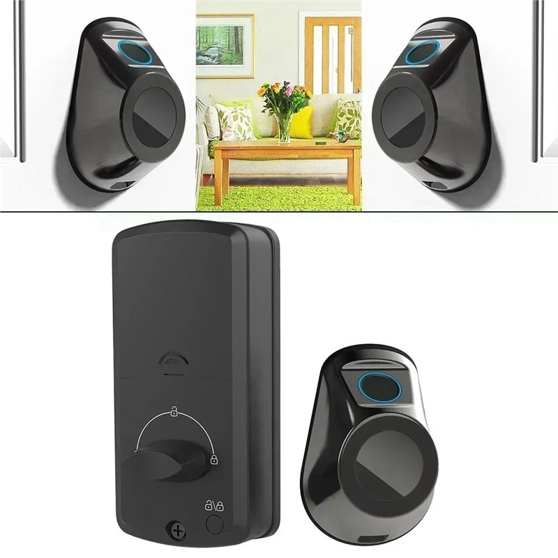 B03B-Fingerprint Door Lock Wit - Home Security Features avis et prix