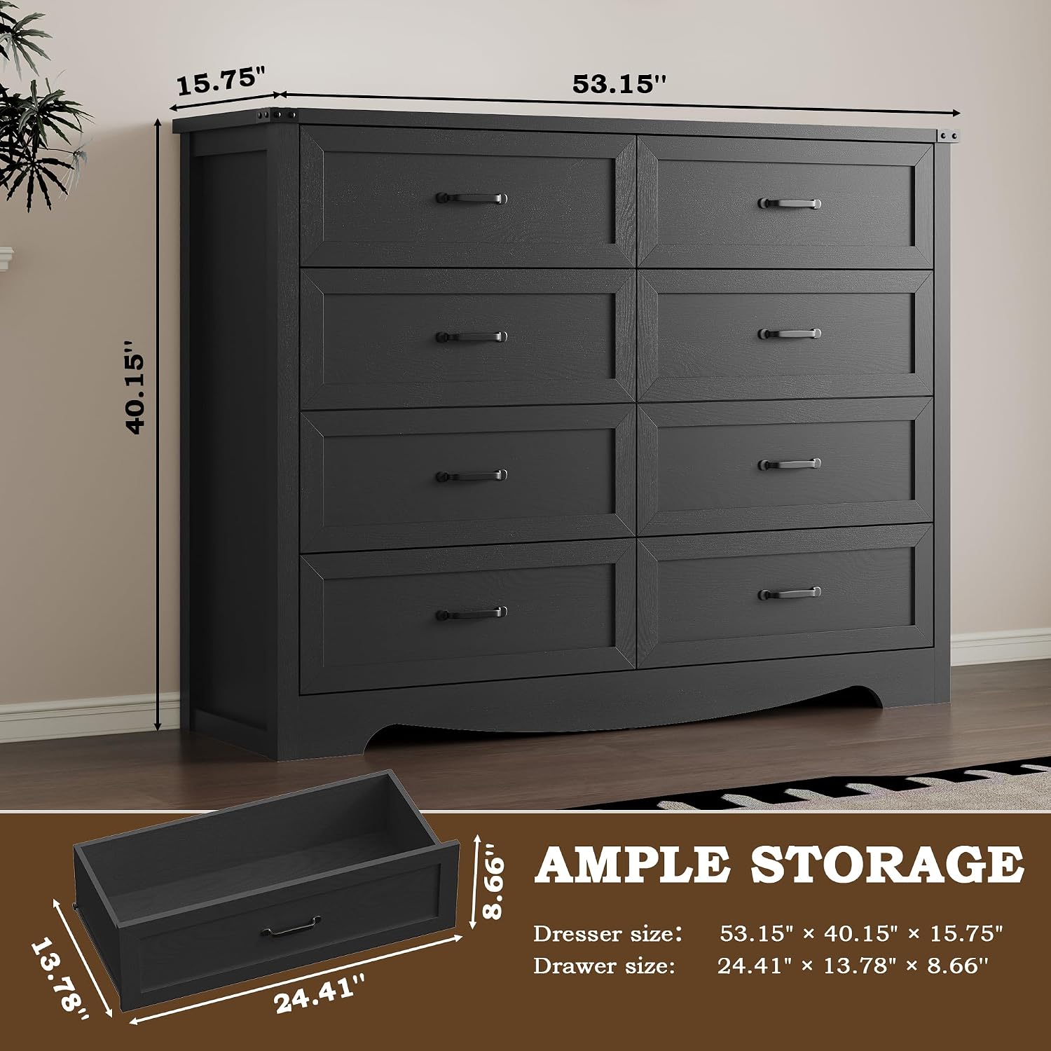 Modern Wooden 8-Drawer Bedroom - Home Security Tips avis et prix