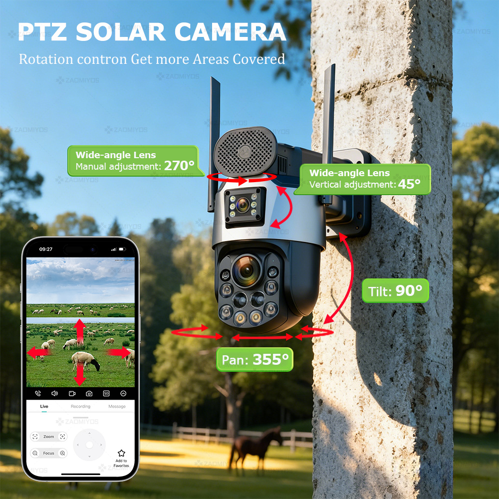 Dual Lens Home Outdoor Surveil - Home Security Network avis et prix